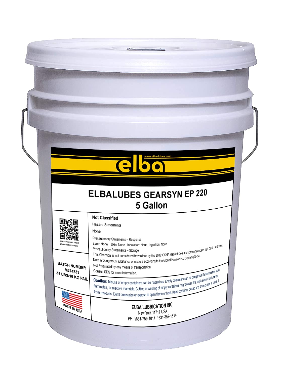 ELBALUBES Gear-SYN EP 220 | Synthetic Gear Oils