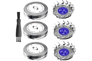 BECHY HQ56 Replacement Shaver Heads for HQ3 HQ4 HQ55 HQ56 HQ6,Replacement Shaver Head Compatible with Philips Norelco HQ300 HQ442 HQ916 HS190 HQ6990 Electric Shavers etc.