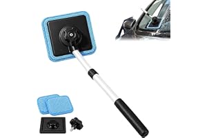 GIRLDREN Dual Magnetic Car Windshield Cleaner, Dual Side Car Glass Cleanerm Double Sided, Streak-Free, Car Windshields & Glas