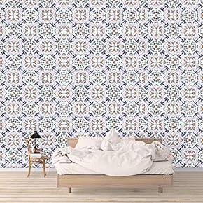 Wall Mural Beautiful Pattern of Mosaic Removable Self-Adhesive Large Wallpaper - 66x96 inches