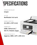 Canon MAXIFY GX4050 All-in-One Wireless Inkjet Printer Scanner Copier Fax A4 view 5