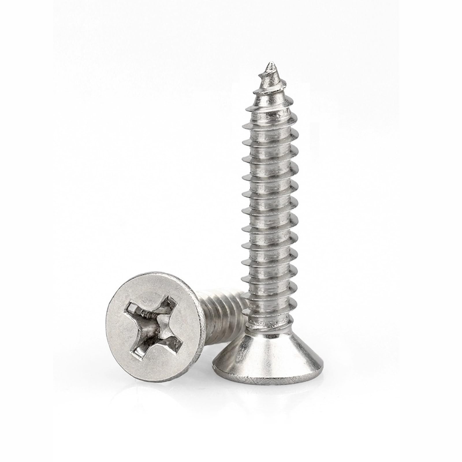 M3 Self Tapping Screws,Stainless Steel Wood Screws,Phillips Flat Head Screw,M3*30mm 80 Pieces And 20 Pieces Screw Anchors for Furniture, Woodworking, DIY Model Fixing.
