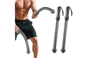 2pcs Weighted Ropeless Battle Ropes for Home Gym, Cordless Training Rope Fitness Equipment for Men & Women, Weighted Workout 