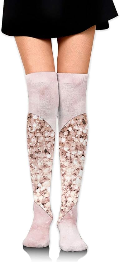 rose gold over the knee boots