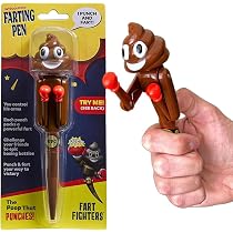 Amazon.com: Kamhi World Farting Poop Pen with Punching Arms ...