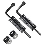 Black 2 Packs 8.5 Inch Heavy Duty Spring Loaded