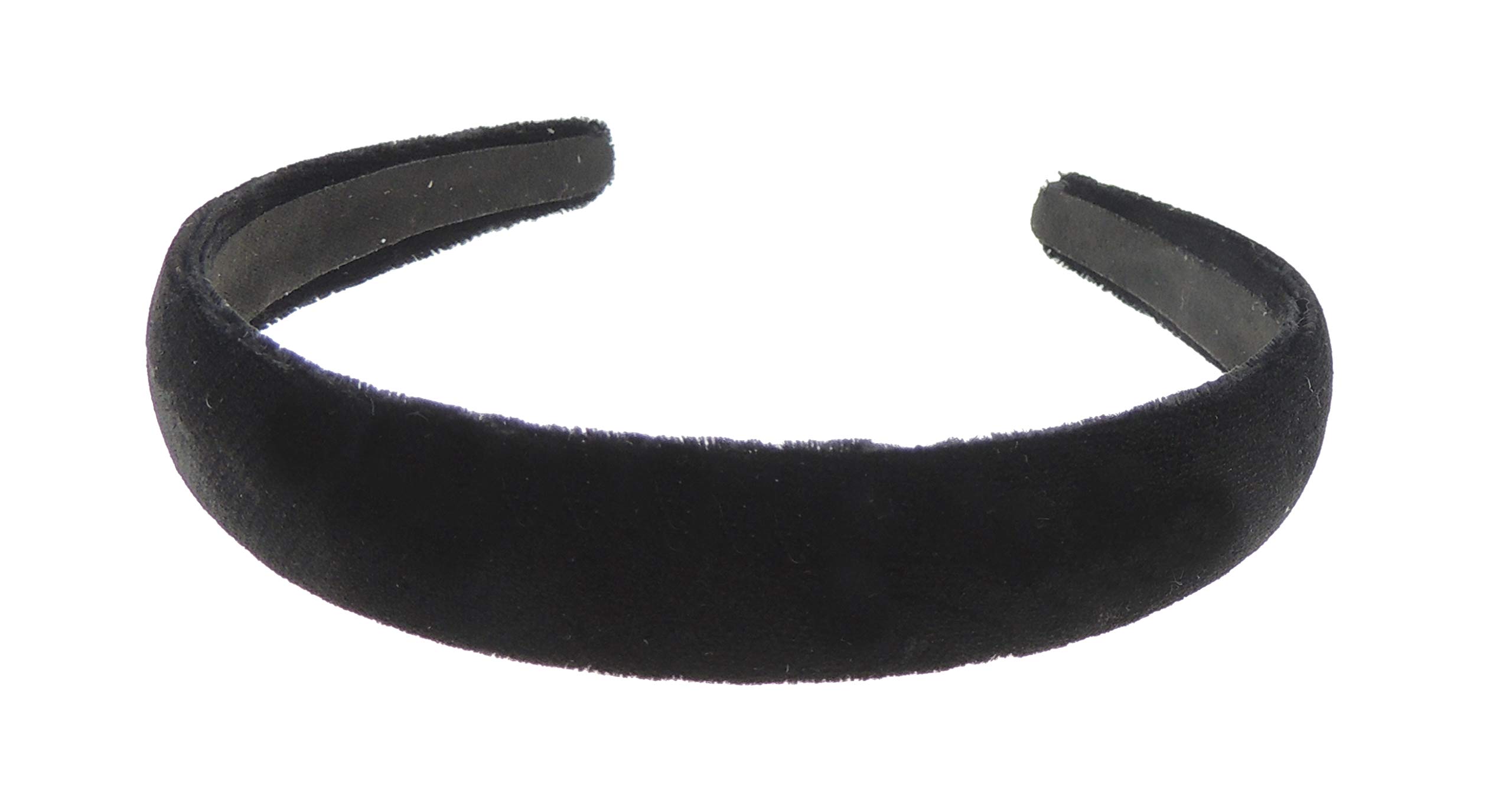 Ladies Girls Work School Uniform Birthday Party Wedding Dance Recital Party Bridesmaid Flower Girl Special Occasion Hair Black Velvet Short Long Hair Headband Alice Band Hairband 5 Sizes (2cm)