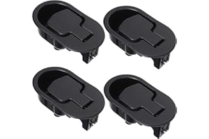 STARVAST Recliner Couch Release Handle Pack of 4 - Universal Black Metal Pull Handle Replacement Parts for Ashley and Major B