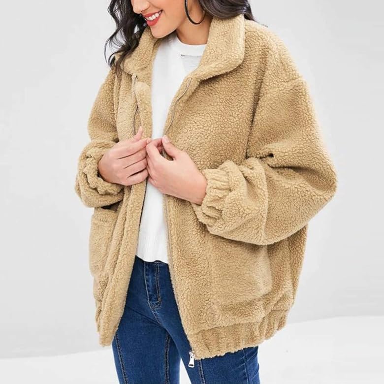 borg faux fur jacket