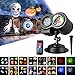 Halloween Projection Light,Christmas Projector Light, Led 2 in 1 Ripple Ocean Light with 12 Slides Patterns, Waterproof Outdoor/Indoor Landscape Decoration for Christmas, Thanksgiving, Birthday Party