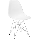 Poly and Bark Padget Side Chair in White