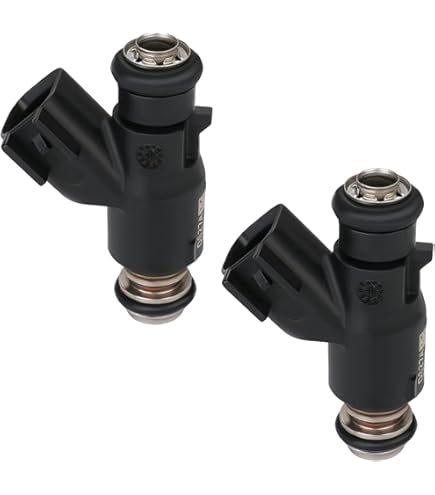 QUARKZMAN Injecteurs Carburant 27709-06A Pour Harley Davidson - Lot De 2pcs Plastique Métal Noir