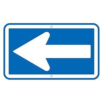 Amazon 緑十字 道路標識 道路326 一方通行 安全 保護用品 産業 研究開発用品 通販