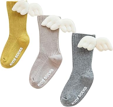 Feoya 3 Paires Chaussettes Hautes Enfant En Coton Doux Chaussette Montante Fille A Mignon Nœud Respirant Chaussette Tube Bebe Pour Ecole Maternelle Quotidien Spectacle Amazon Fr Vetements Et Accessoires