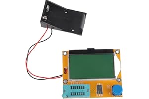T4 LCD Display Graphical Transistor Tester Resistor Inductance Capacitance Meter with Battery Holder