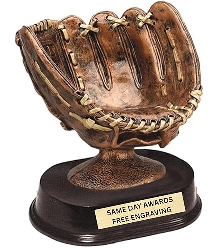 Amazon.com : Rawlings | Mini Gold Glove Award Trophy | Stand