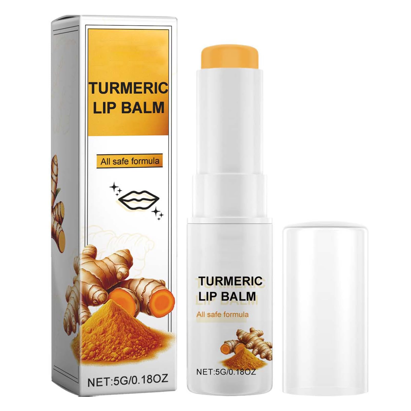 Lip Lightening Cream For Dark Lips,Turmeric Lip Balm,Long Lasting Moisturizing Lip Care Cream, Nourishes Lips, Reduces Chapped Dry Lips, Repairs Cracks,Natural Bright Lip Mask (#1)
