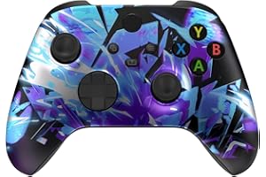Custom Controllerzz Wireless Controller for Microsoft Xbox Series X/S & Xbox One - Custom Soft Touch Feel - Custom Series X/S Controller (X/S Graffiti)