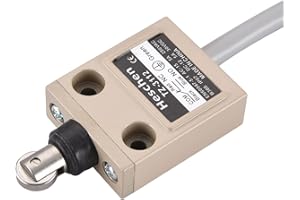Heschen Compact Prewired Limit Switch TZ-3112 Sealed Roller Plunger SPDT NO + NC Momentary AC 250V 5A IP67 Waterproof