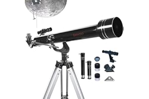 Tasco Novice 60x800mm Novice Black Refractor, Box 30060800, Multicolor