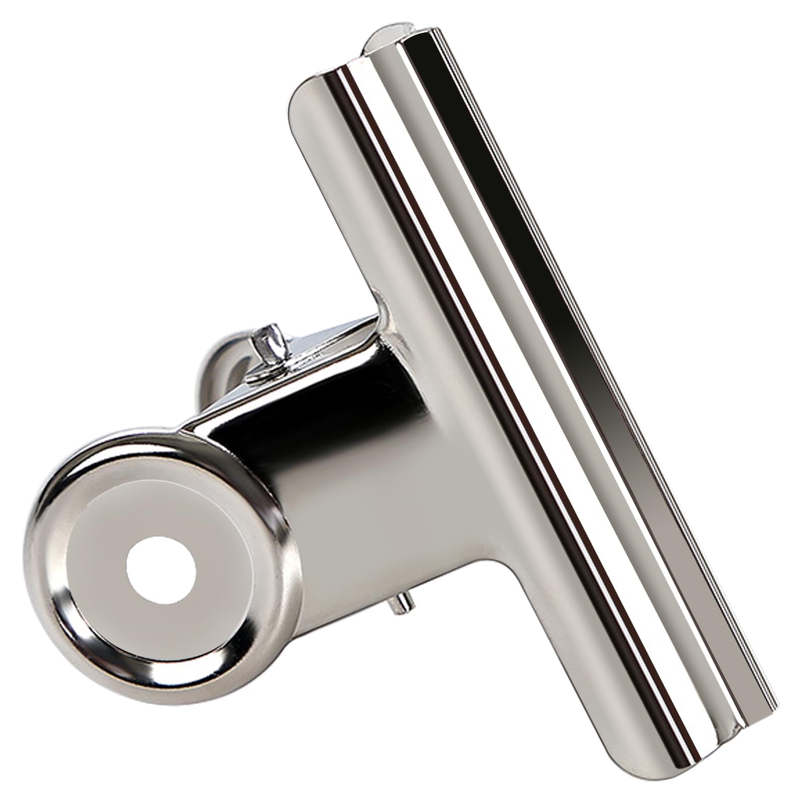 GUOKOFF 38mm Metal Bulldog Clips, 12 Pcs Bulldog Clip, Silver Stainless Steel Binder Clip, Hinge Clips Binder Paper Clamp for Photo File Office