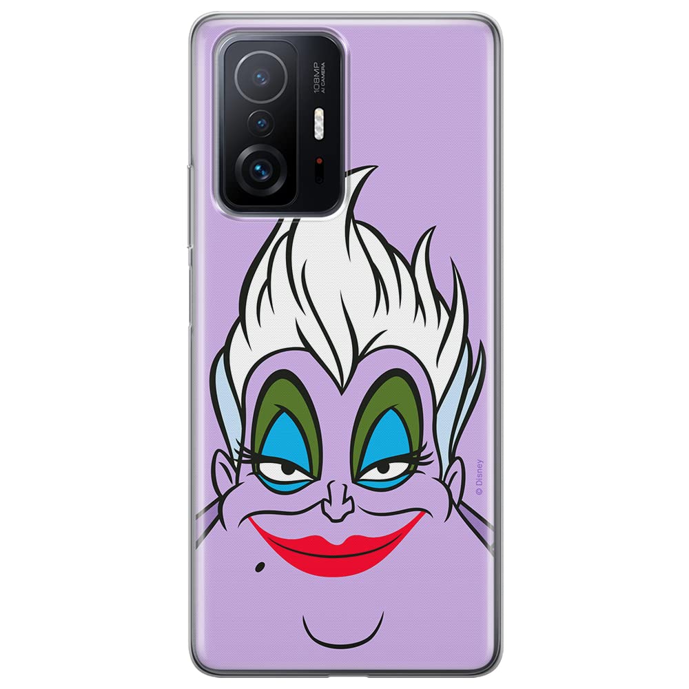 ERT GROUP mobile phone case for Xiaomi 11T 5G / 11T PRO 5G original and officially Licensed Disney pattern Ursula 002 optimally adapted to the shape of the mobile phone, case made of TPU