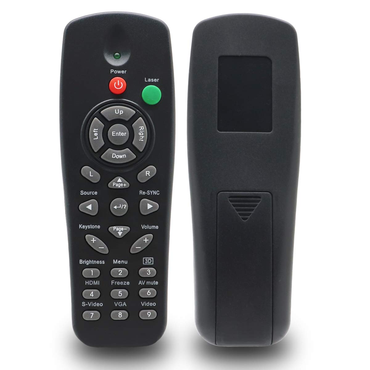AuKing Remote Control for Optoma Projector TX631-3D TW631-3D TW615-3D TX615 TX615-3D EX615 EH1020 TH1020 TX7156 TX762 EW615 PRO800P EP1691 EP7155 TX7155 TH1060P TW675UST-3D TW695UTi-3D TX665UST-3D