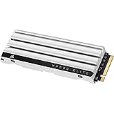Corsair MP600 Elite 2TB M.2 PCIe Gen4 x4 NVMe SSD – Optimized for PS5 – Included Heatsink – M.2 2280 – Up to 7,000MB/sec Sequ