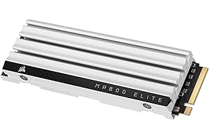 Corsair MP600 Elite 1TB M.2 PCIe Gen4 x4 NVMe SSD – Optimized for PS5 – Included Heatsink – M.2 2280 – Up to 7,000MB/sec Sequ