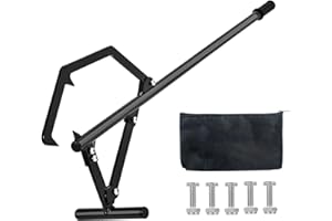 BBTEQEKN 50.8inch Timberjack Log Lifter, Adjustable Log Roller Cant Hook, Heavy Duty Steel Logging Tools Log Jack for Rolling Logs Ups to 25" in Dia