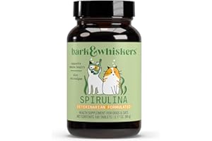 Dr. Mercola, SpiruGreen, for Cats and Dogs (180 Tablets), with Organic Spirulina and Microalgae,Organic Spirulina, Non GMO, Soy Free, Gluten Free