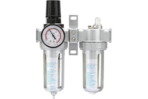 Air Filter Regulator，0-1mpa Air Pressure Compressor RegulatorFilter Lubricator Oil Water Regulator Oil Water Separator with (