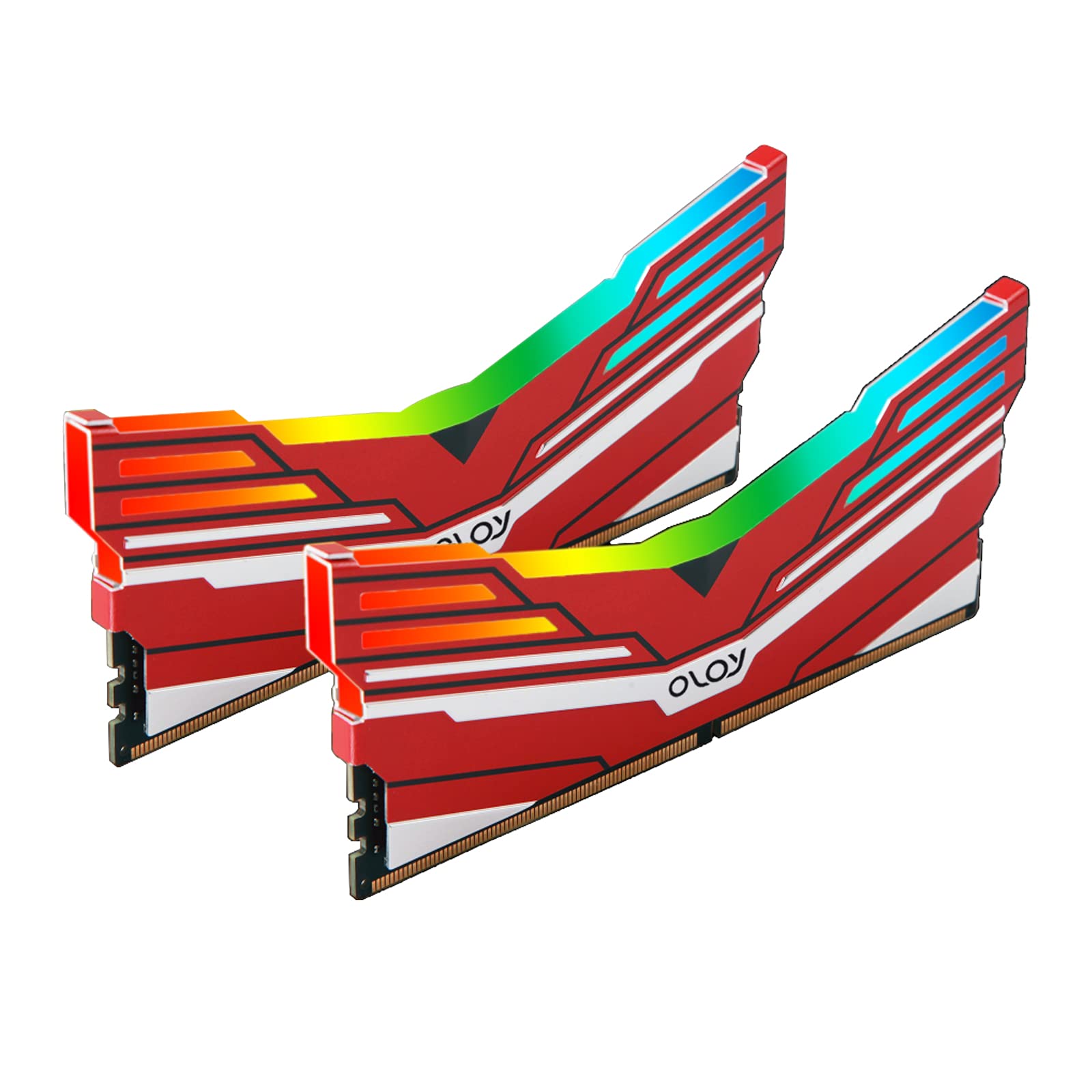 OLOy DDR4 RAM 16GB (2x8GB) WarHawk Aura Sync RGB 3000 MHz CL16 1.35V 288-Pin Desktop Gaming UDIMM (MD4U083016BCDA)