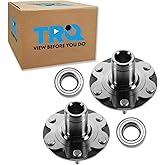 TRQ Front Passenger Side Driver & Passenger Side Wheel Bearing & Hub Kit Compatible with 1996-2002 Toyota 4Runner 2001-2007 Sequoia 1995-2004 Tacoma 2000-2006 Tundra