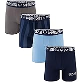 MESSI BOYS 4PK STRETCH BOXER BRIEFS