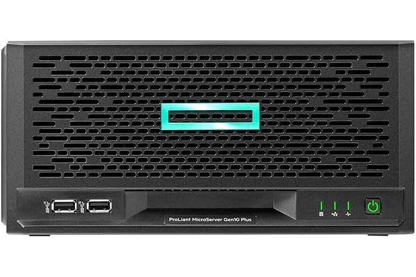Hewlett Packard Enterprise HPE ProLiant MicroServer Gen10 Plus v2 Ultra Micro Tower Server for Small Business, Xeon E-2314 2.8GHz, 32GB Memory, 16TB SSD Storage, RAID, iLo