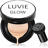 Foundation for Older Women | Warm - Perfectfor Light/Medium Complexion | Mushroom Head Air Cushion CC Cream - BB Cream for Mature Skin | Makeup Concealer Long Lasting Full Coverage