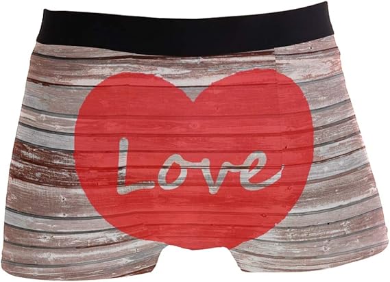 Interestprint mens boxer briefs underwear valentine's day (xs-3xl) at Amazon.com: Mens Valentines Day Underwear Funny Boxer Briefs Soft