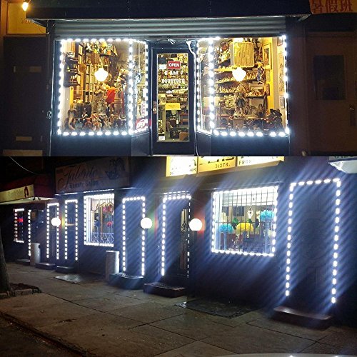 VIPMOON 100pcs/300LED RGB 5050 Injection Module Lights Waterproof Colorful Outdoor StoreFront Signage Lighting - Thumbnail 7