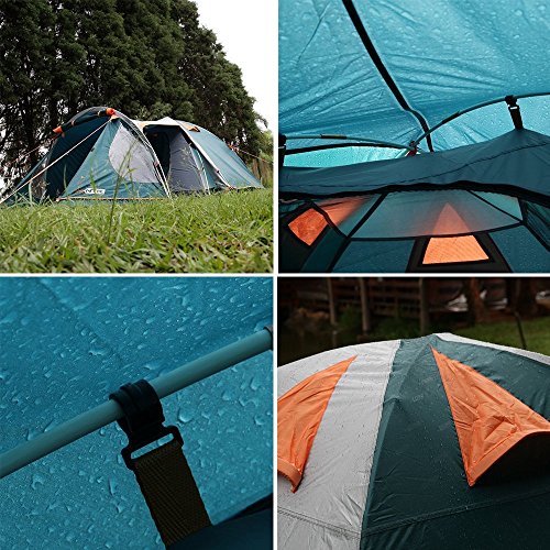 NTK Indy GT 4 to 5 Person 12.2 by 8.0 Foot Sport Camping Tent 100