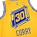 adidas Stephen Curry Golden State Warriors Hardwood Classics Nights Swingman Jersey (Gold) Medium