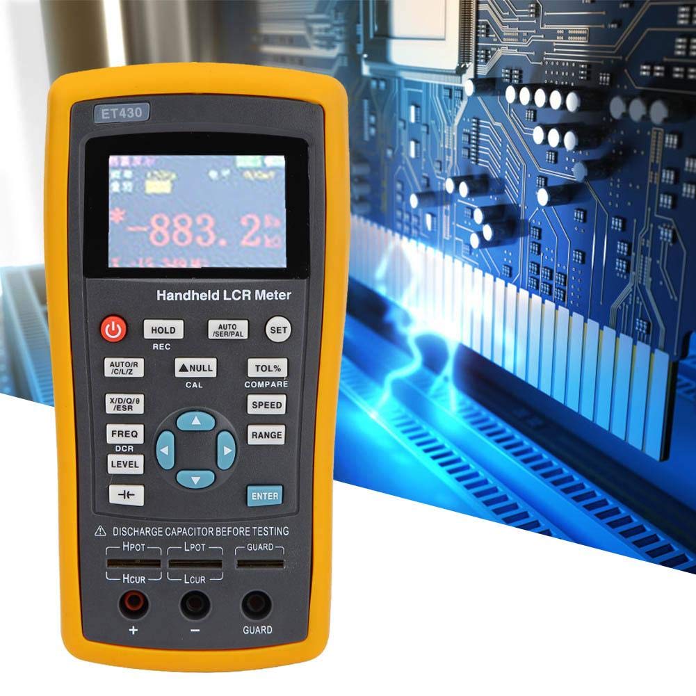 Tools Resistance Meters ET430 Handhel LCR Meter Multifunction USB