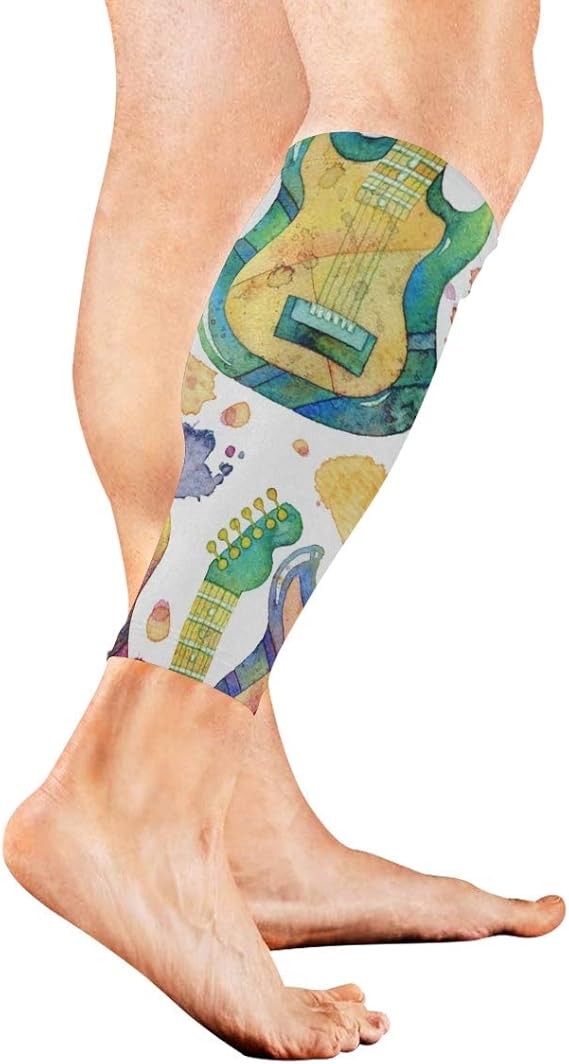 nxnx Leg Sleeve Guitars Compression Socks Support Non Slip Calf Sleeves