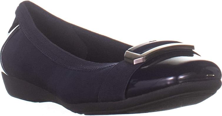 anne klein uplift buckle flats