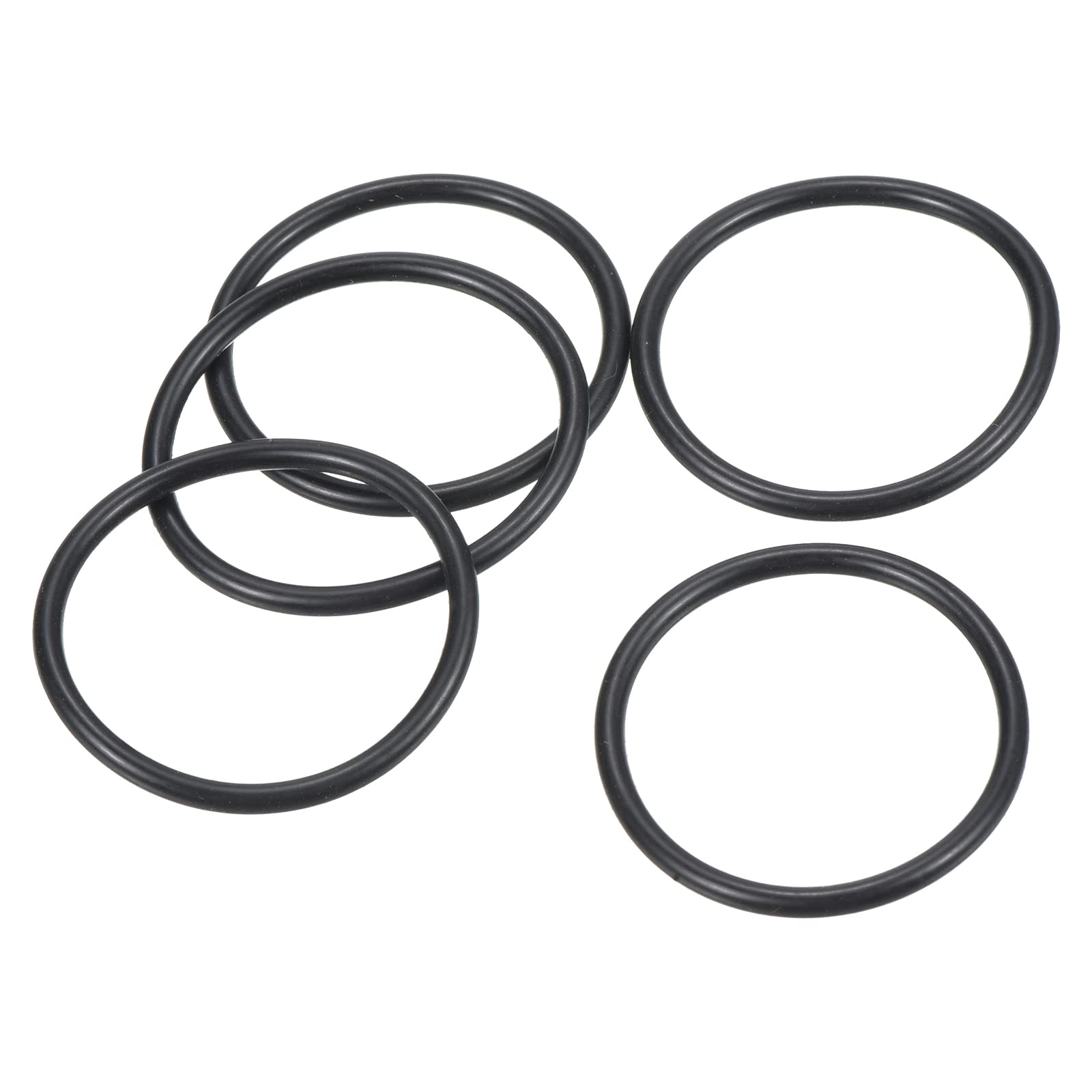 PATIKIL Nitrile Rubber O-Rings 34mm OD 29mm ID 2.5mm Width, 50 Pcs Metric Sealing Gasket for Faucet Plumbing Automotive Repair, Black