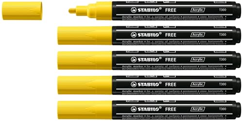 STABILO FREE - Acrylic Marker - ARTY - T300 Round Tip 2-3mm