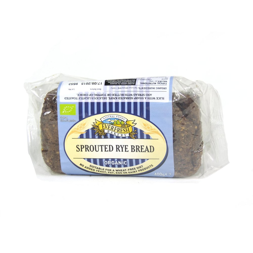 Everfresh Sprouted Rye Bread 400g Amazon.co.uk Grocery