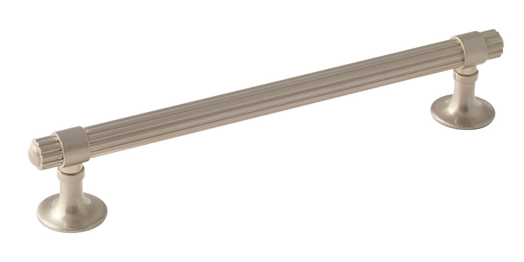 Amerock | Cabinet Pull | Satin Nickel | 6-5/16 inch (160 mm) Center to Center | Sea Grass | 1 Pack | Drawer Pull | Drawer Handle | Cabinet Hardware