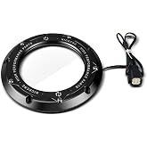 NICECNC LED Derby Cover Clutch Cover with Light for Touring Trike Models | Compatible with Harley Touring and Trike Models, Street Glide FLHX 2016-2023, Replacement for 25700388, See Fitments