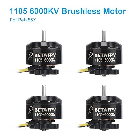BETAFPV 4pcs 1105 Motor 6000KV Brushless Motors for Beta85X FPV Micro Drone Racing Cine Whoop 2S-4S Brushless Whoop Drone